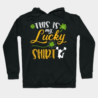 Cheerleading This is My Lucky Shirt St Patrick's Day Hoodie